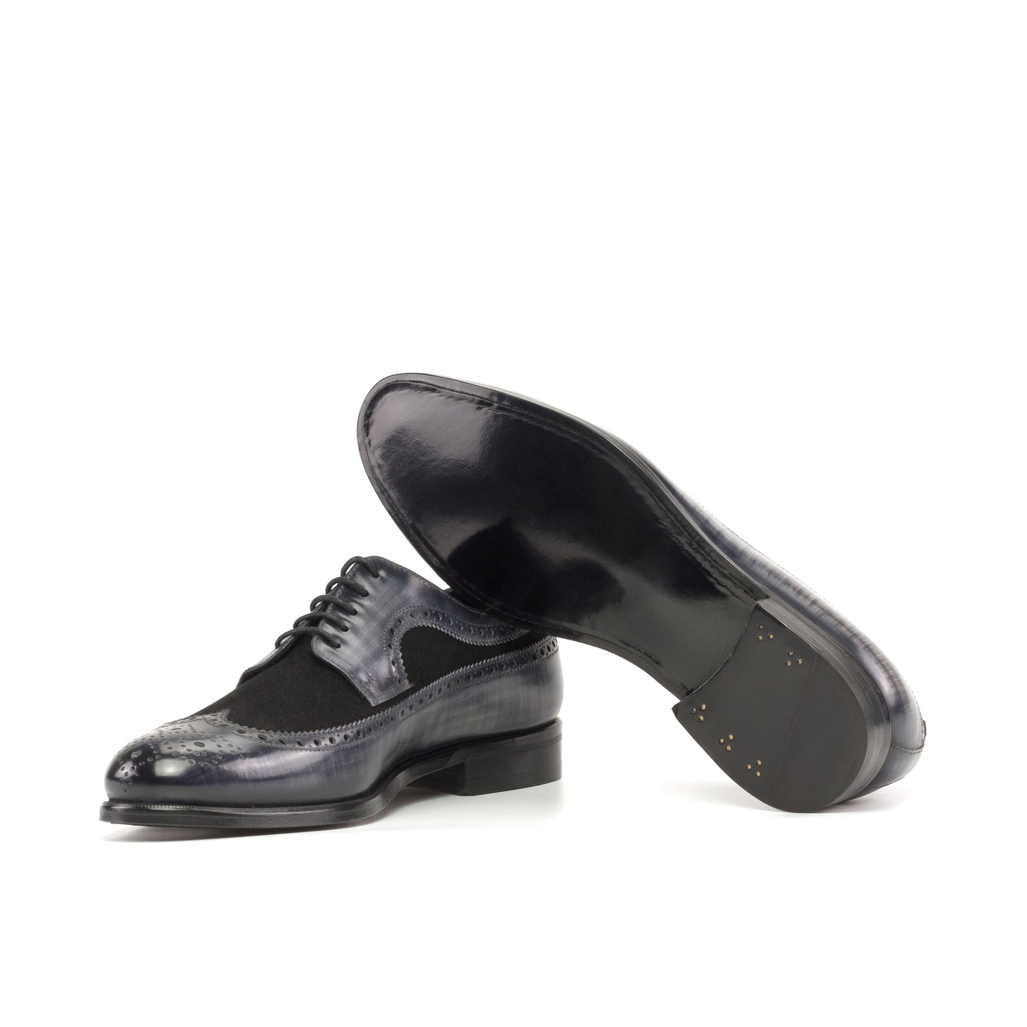 Longwing Blucher Black & Grey Model #1085361