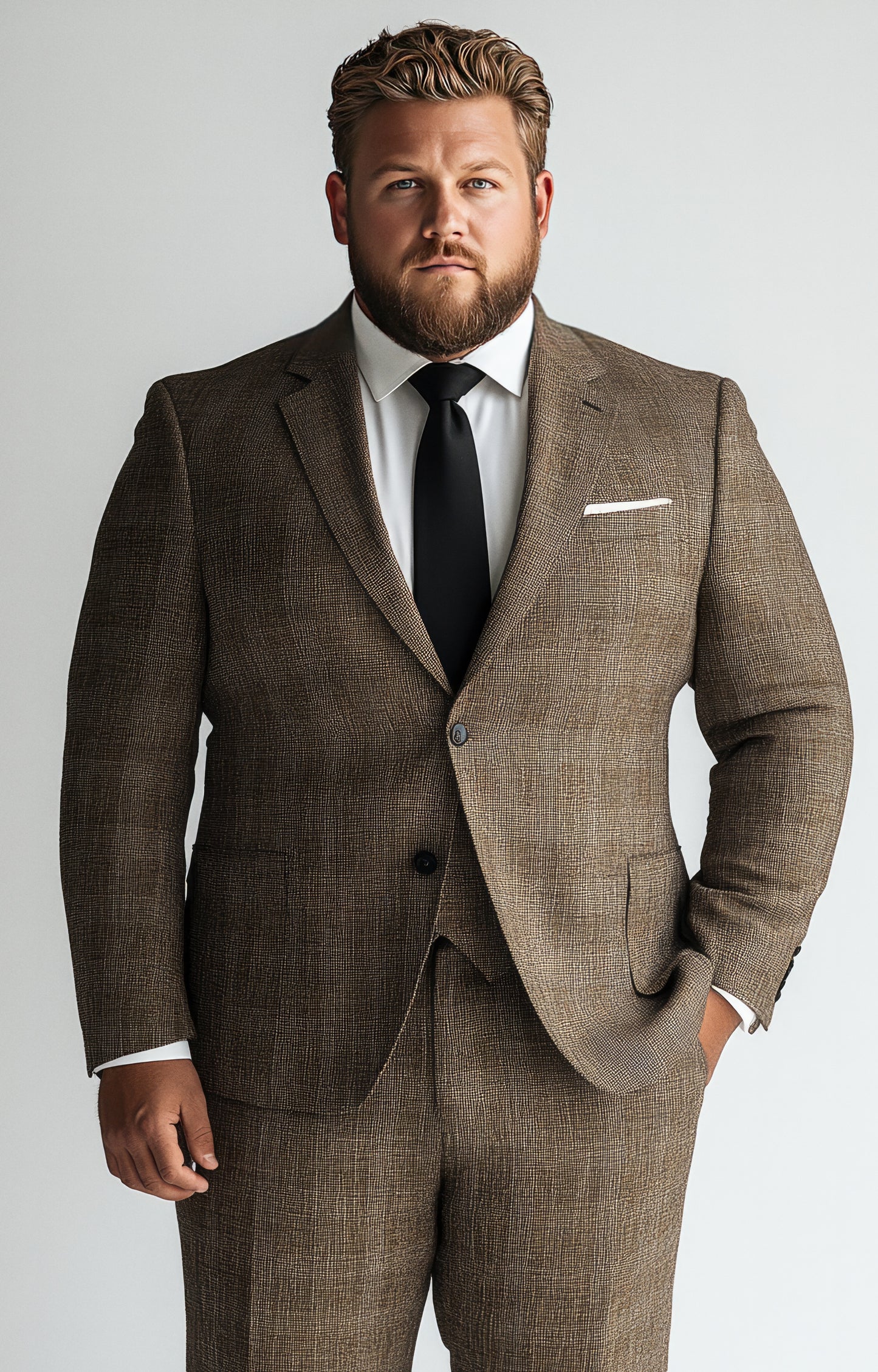 Custom-made L-egance Blue Groomsmen Wedding Suits and Shirts Combo - Custom-made Notch Lapel Men's Two Piece Slim Fit Suit and a Shirt
