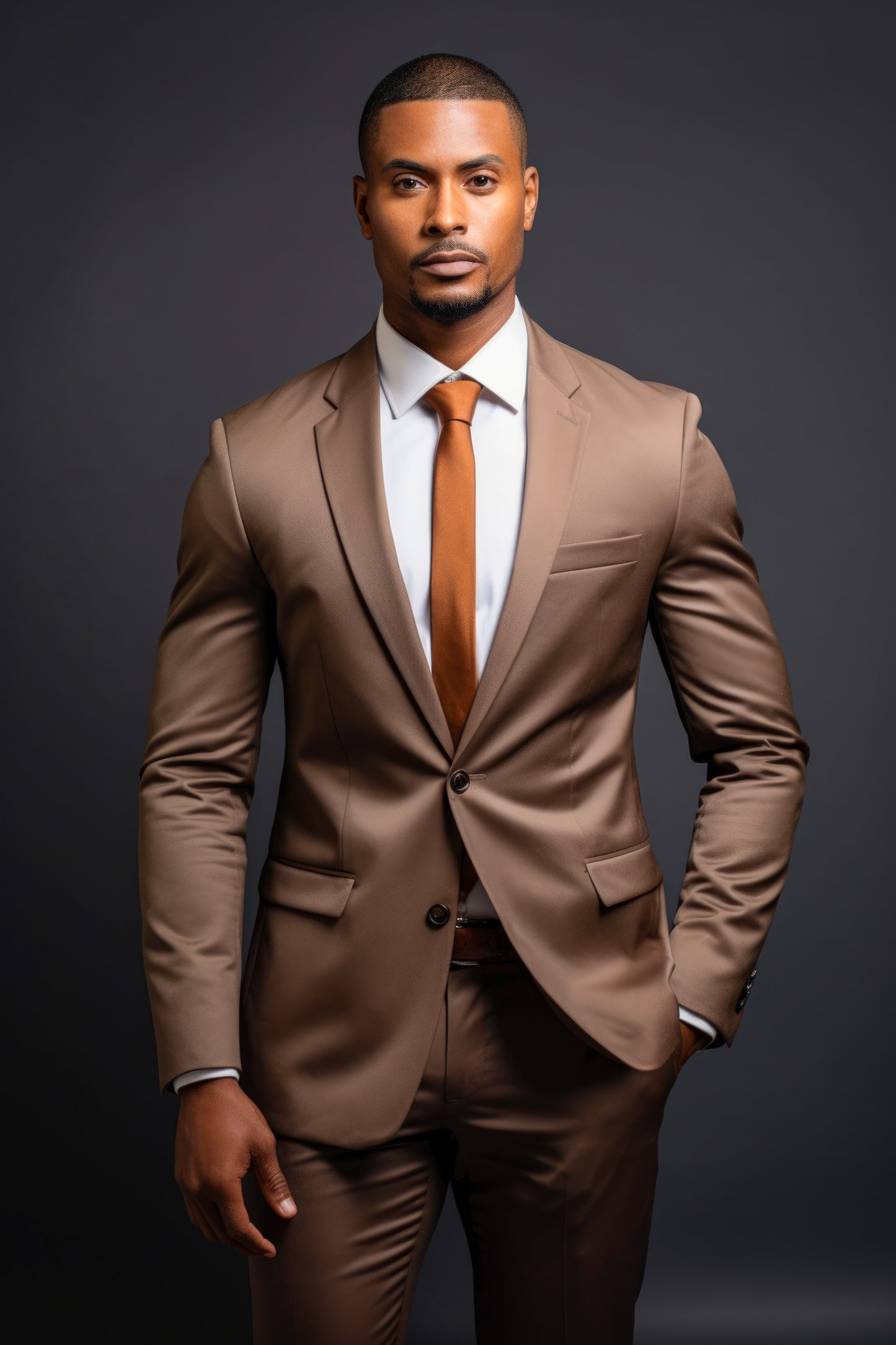 Custom-made L-egance Blue Groomsmen Wedding Suits and Shirts Combo - Custom-made Notch Lapel Men's Two Piece Slim Fit Suit and a Shirt
