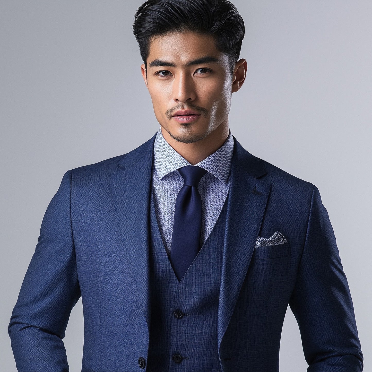 Custom-made L-egance Charcoal Groomsmen Wedding Suits and Shirts Combo - Custom-made Notch Lapel Men's Three Piece Slim Fit Suit and a Shirt