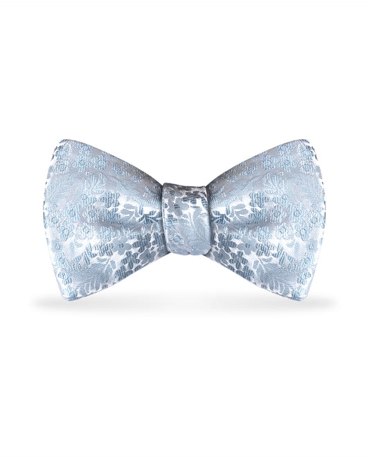 Floral Dusty Blue Bow Tie NBFDB