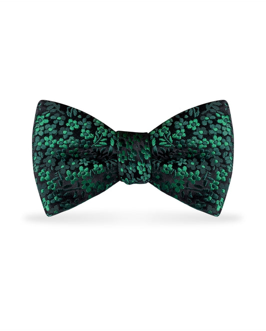 Floral Emerald Bow Tie NBFEM