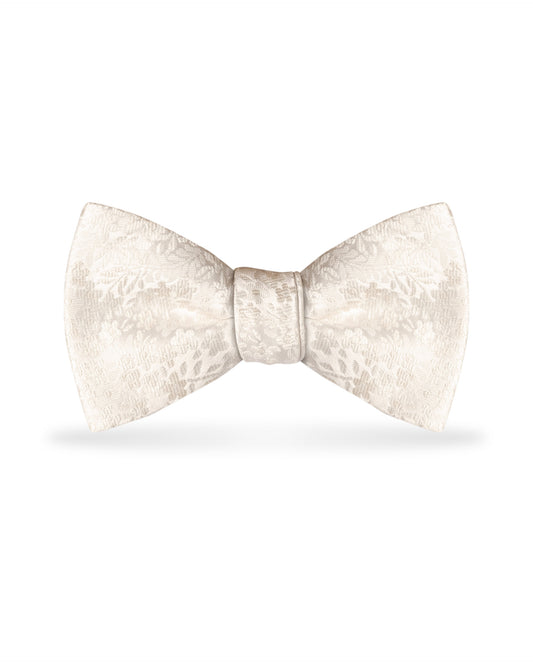 Floral Ivory Bow Tie NBFIV