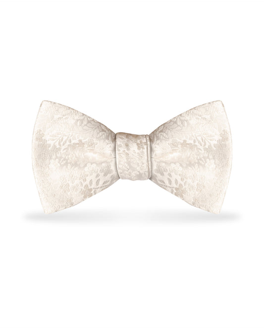 Floral Ivory Bow Tie NBFIV