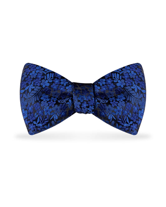 Floral Royal Blue Bow Tie NBFRO