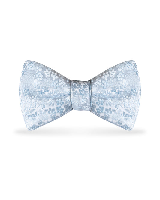 Floral Sky Blue Bow Tie NBFSK