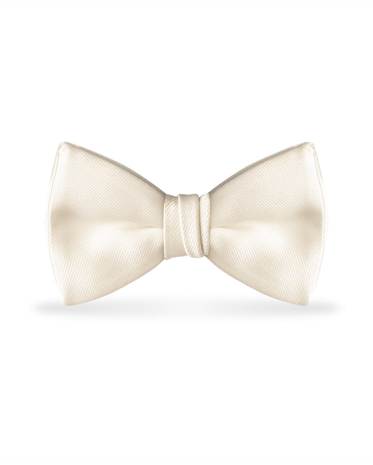 Solid Ivory Bow Tie NBXIV
