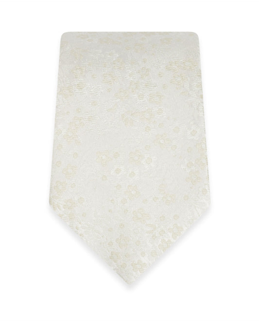 Floral Ivory Self-Tie Windsor Tie NWFIV