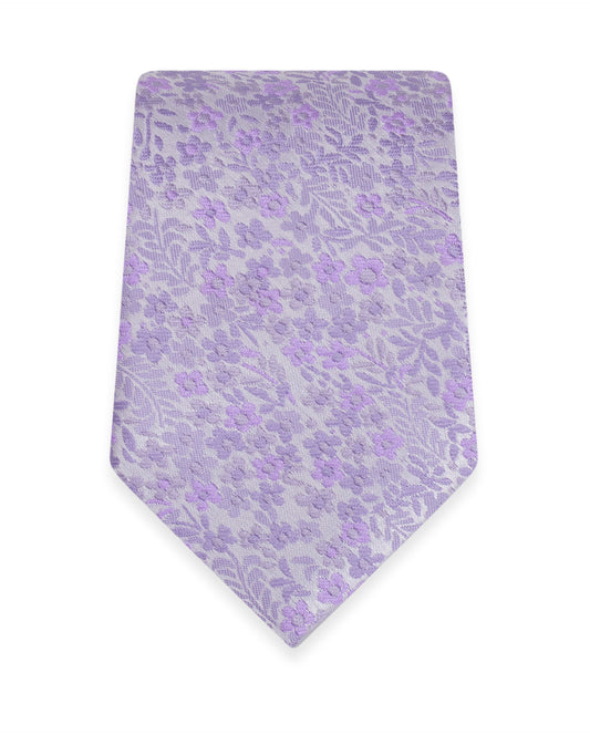 Floral Lavender Self-Tie Windsor Tie NWFLA