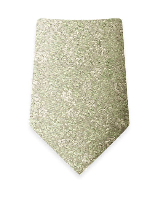 Floral Sage Self-Tie Windsor Tie NWFSE