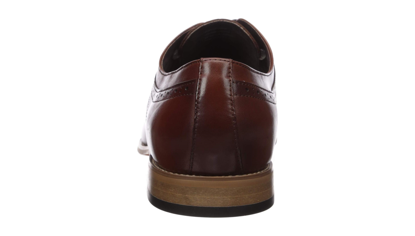 Stacy Adams - Men's Dress Cap Toe Shoes / Cognac Maddox