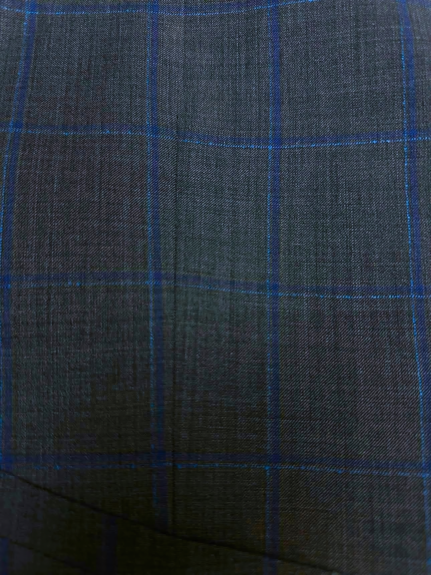 Prestige-5 Custom-made 100% Merino Wool Suits / Grey Plaid - Custom-made Single-Breasted Peak Lapel Men's Three Piece Slim Fit Suit