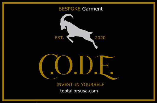 BESPOKE C.O.D.E 100% Wool Suits / Off-White - Hand-made Double-Breasted Peak Lapel Men's Two Piece Modern Fit Suit