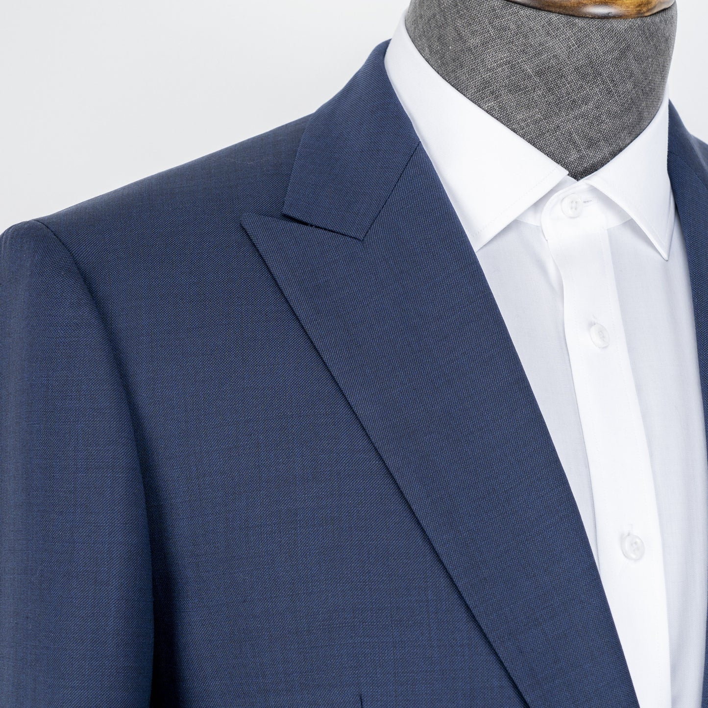 L-egance Blue Groomsmen Wedding Suits - Peak Lapel Men's Two Piece Slim Fit Suit