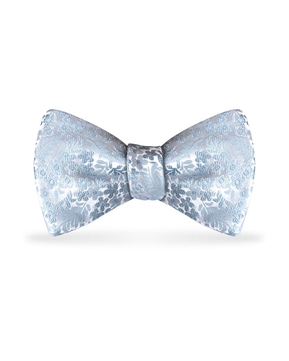 Floral Dusty Blue Bow Tie NBFDB