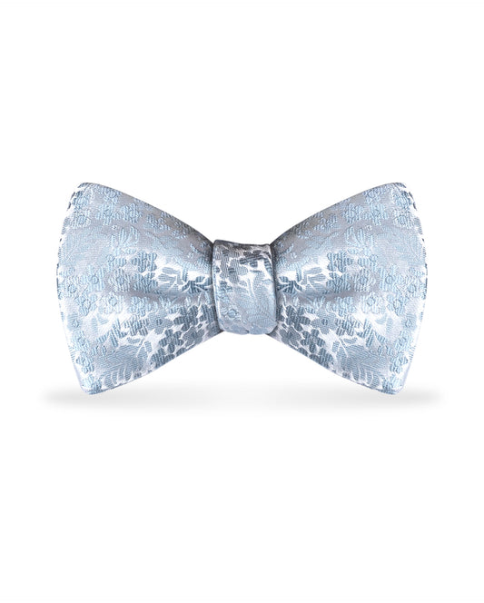 Floral Dusty Blue Bow Tie NBFDB