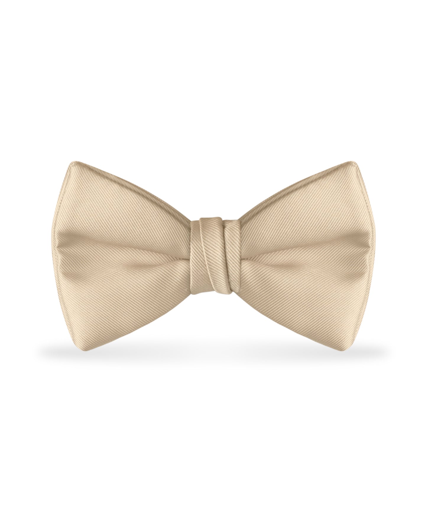 Solid Champagne Bow Tie NBXCP