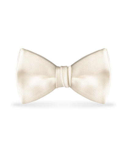 Solid Ivory Bow Tie NBXIV