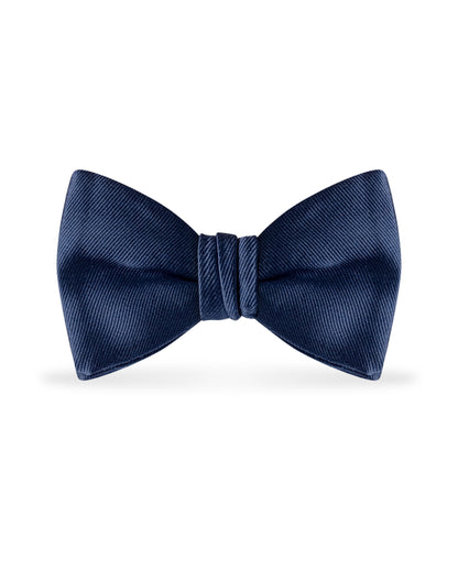 Solid Navy Bow Tie NBXNA