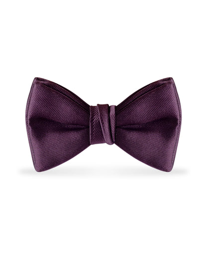 Solid Plum Bow Tie NBXPL