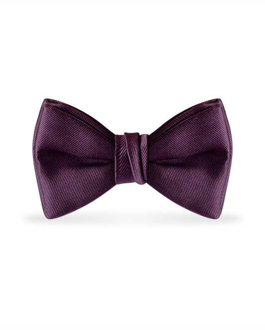 Solid Plum Bow Tie NBXPL