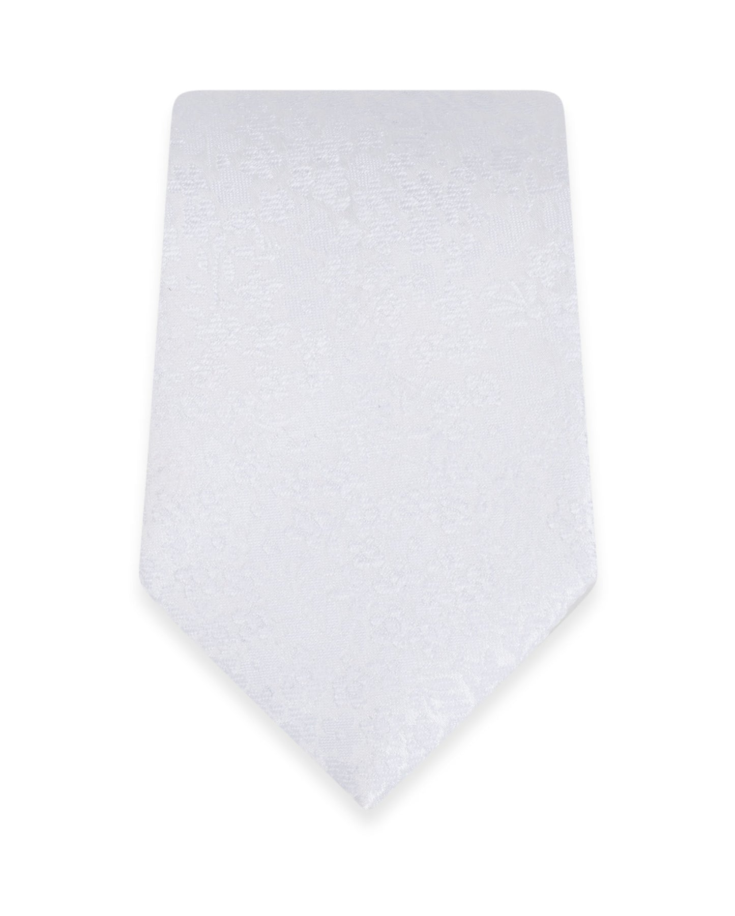 Floral White Self-Tie Windsor Tie NWFWH