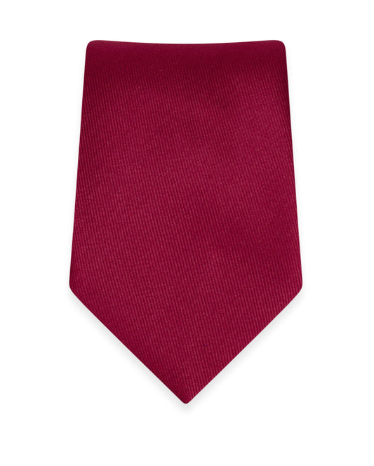 Solid Apple Red Self-Tie Windsor Tie NWWAR