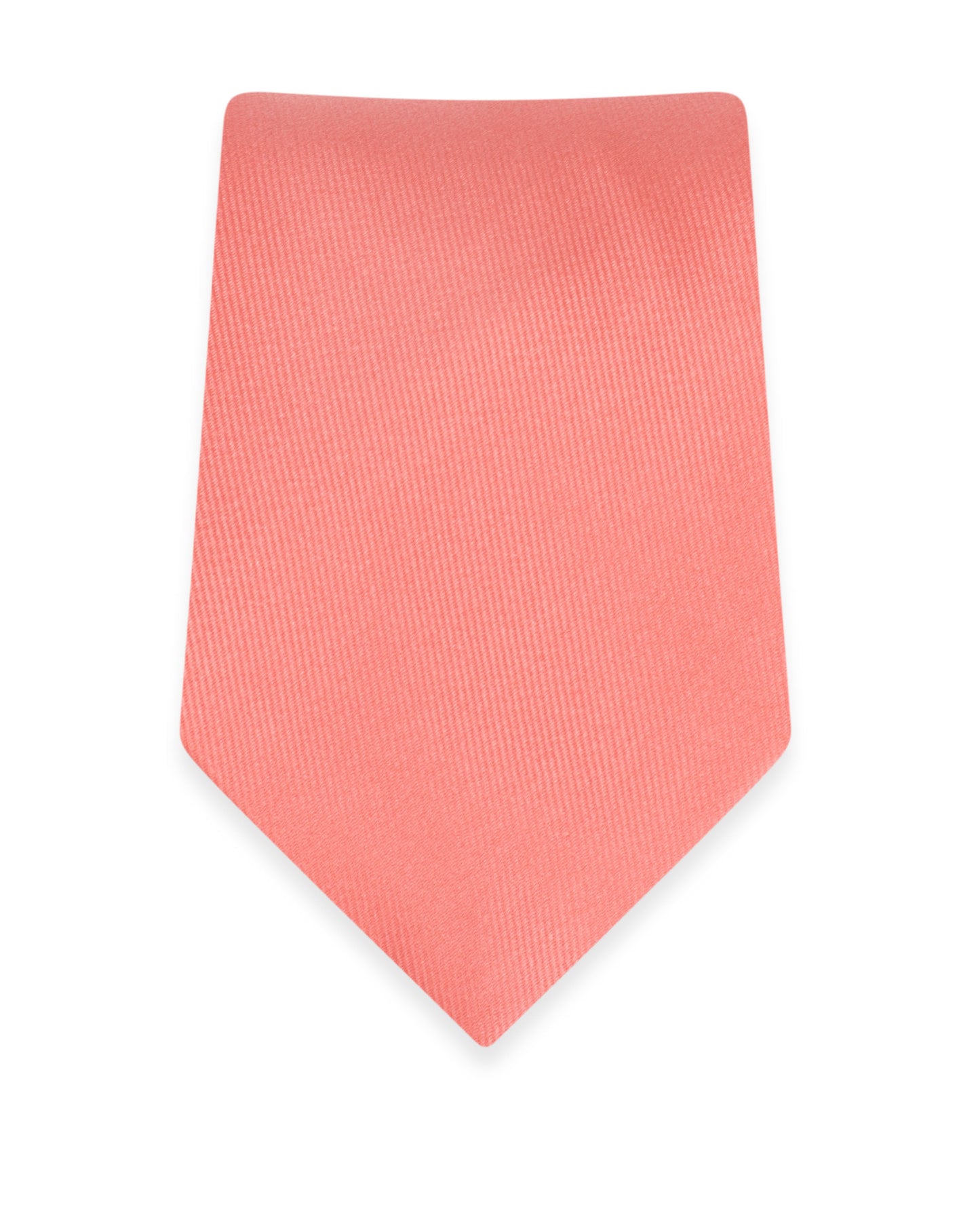 Solid Coral Self-Tie Windsor Tie NWWCO