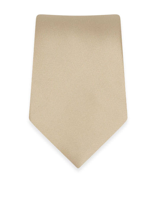 Solid Champagne Self-Tie Windsor Tie NWWCP