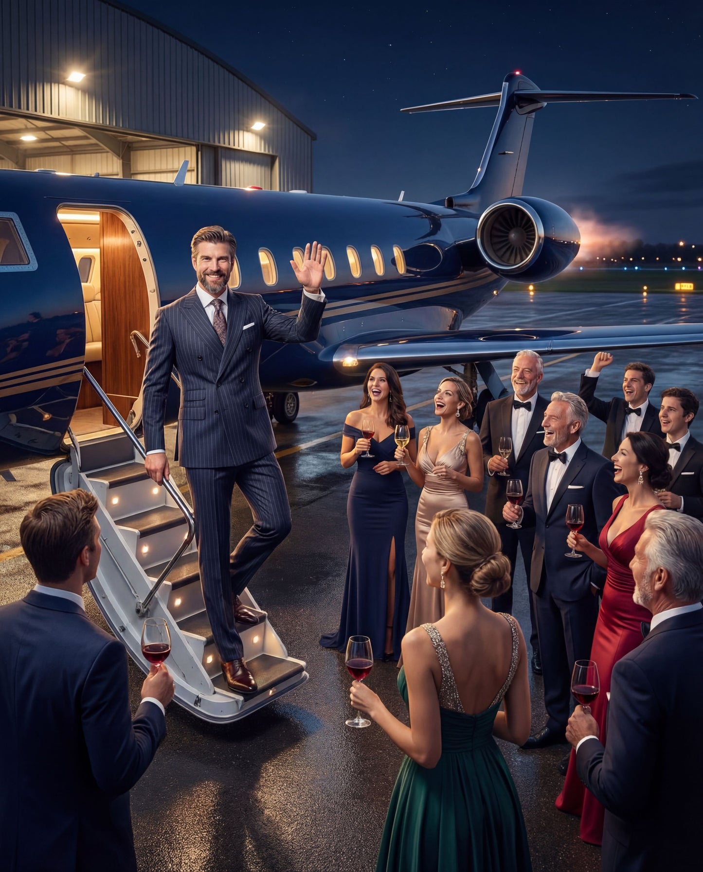 BESPOKE C.O.D.E Ermenegildo Zegna Light Charcoal Striped Suits - Hand-made Double Breasted Peak Lapel Men's Two Piece Slim Fit Suit