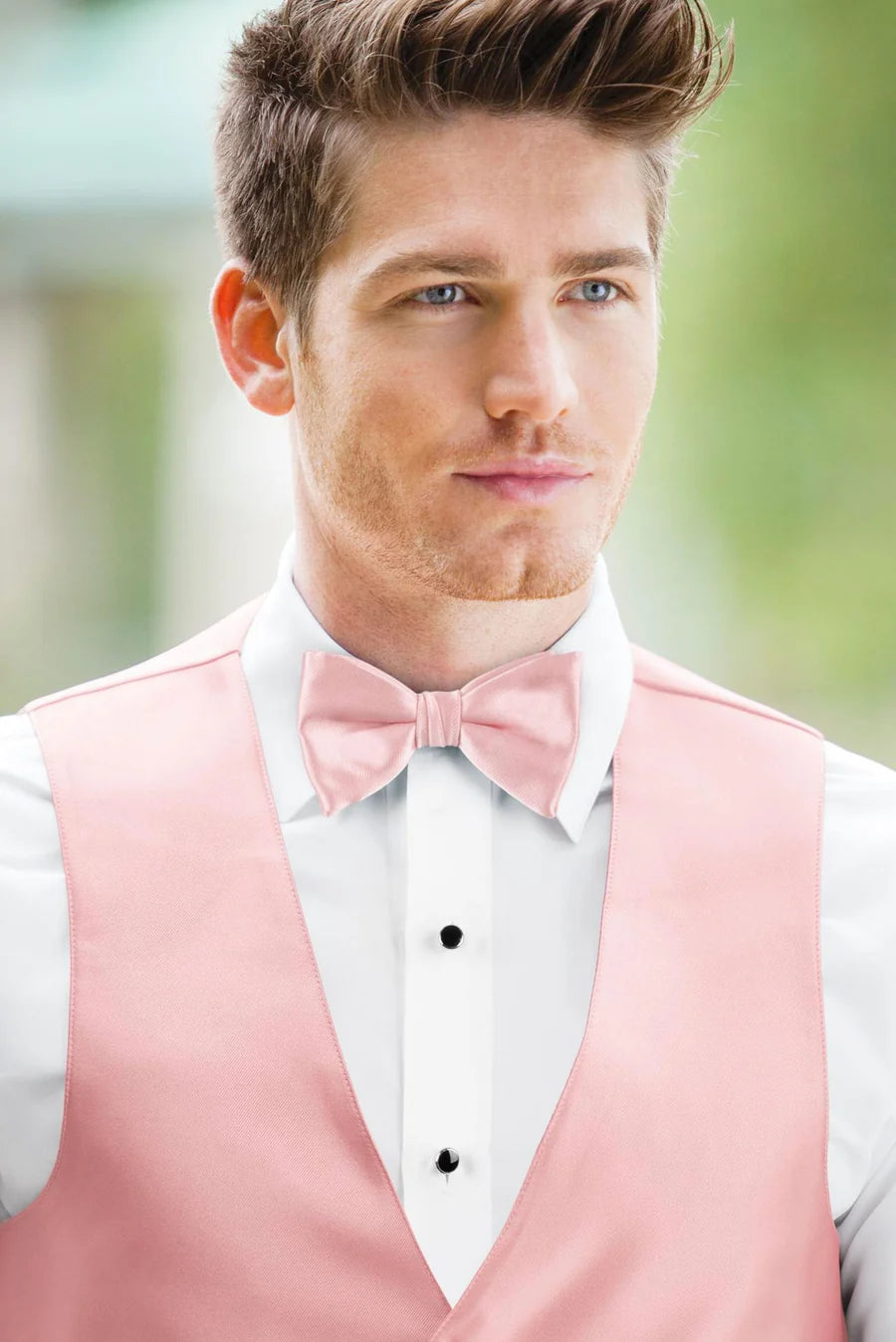 Solid Rose Petal Bow Tie NBXRP