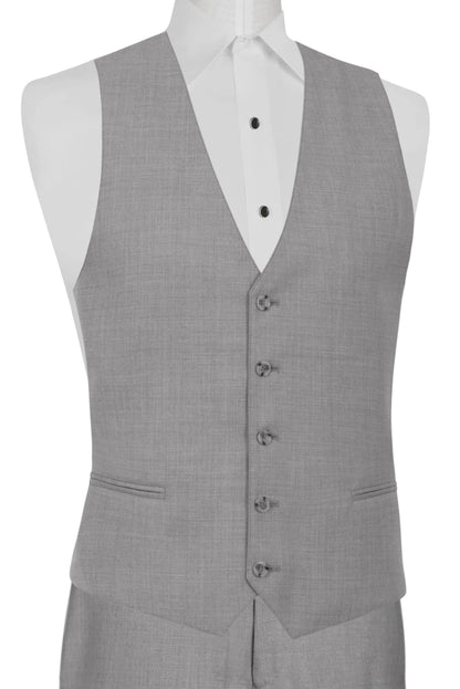 Allure Men Heather Grey Clayton Suit Separates Vest