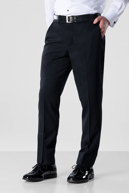 MICHAEL KORS Legacy Performance Stretch Black Slim Fit Suit Pants